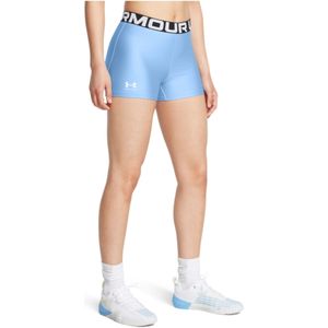 Under Armourvoor vrouwen. 1383629 UA HG Kort (L), Blauw, Casual, Sportief, Running, Meerdere sporten, Polyester