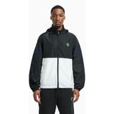 Armani Exchangevoor mannen. XM000190AF12012MB063 Windjack zwart, wit (XXL), Casual, Polyester