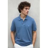 ECOALF - MCMGAPOTEDAN0838S25-168 - Poloshirt - Blauw - Lange Mouwen - Duurzaam - Gerecycled Katoen