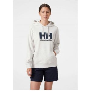 Helly Hansenvoor vrouwen. 33978 Sweatshirt W HH Logo wit (M), Casual, Katoen, Lange mouwen