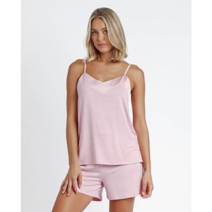 Admasvoor vrouwen. 60145-0-000286 Satijn Banden Strapless Pyjama (XXL), Homewear, Modaal, Mouwloos / spaghettibandjes