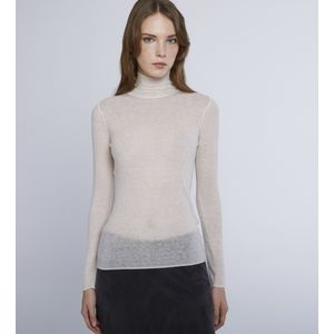 Marellavoor vrouwen. 2423366032200 Feroce trui wit (M), Casual, Wol, Lange mouwen