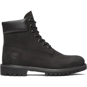 Timberlandvoor mannen. TB1100730011 Premium Leren Enkellaarsjes 6 zwart (42), Leer, Plat, Veters, Casual