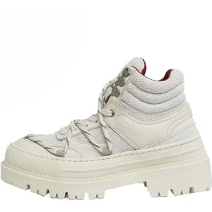 Tommy Jeansvoor vrouwen. EN0EN02338 Off-white hybride enkellaarsjes met veter (40), Wit, Plat, Veters, Casual