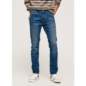 Pepe Jeansvoor mannen. PM206325DN8 Blauwe Spike Jeans (31/34), Casual, Denim, Biologisch katoen, Duurzaam