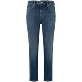 Pepe Jeans - PL204591HV3 - Jeans - Blauw - Taps Toelopend - Hoge Taille