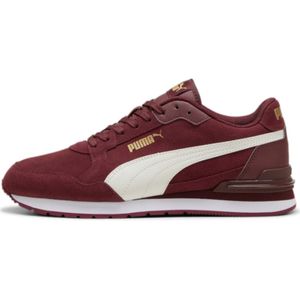 Pumaunisex. 39966503 Leren schoenen ST Runner v4 SD kastanjebruin (41), Leer, Plat, Veters, Casual, Granaatappel