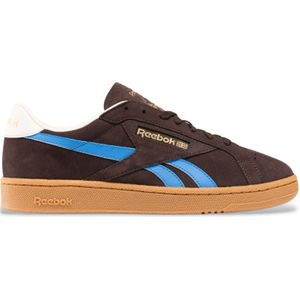 Reebokvoor mannen. 100208288 Leren sneakers Club C Grounds bruin (41), Leer, Plat, Veters, Casual