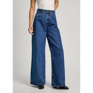 Pepe Jeans - PL204740CT9 - Jeans - Blauw - Wijde Pijpen - Casual - Duurzaam