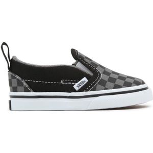 Vansunisex voor kinderen. VN0A3488EO01 Slip-On V grijze trainers (22), Zwart, Stof, Casual, Grijs, kinderkleding