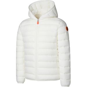 Save The Duckvoor vrouwen/meisjes. J32310G-GIGA19 Lelie jas wit (10años= 140cm), Casual, Nylon, kinderkleding