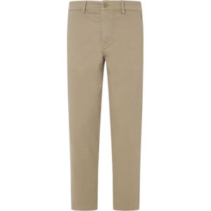 Pepe Jeansvoor mannen. PM211763 Gymdigo beige chino broek (34), Casual, Katoen, Duurzaam