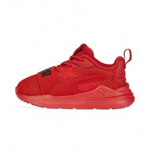 Pumaunisex voor kinderen. 39084905 Schoenen Wired Run Zuiver rood (22), Plat, Veters, Casual, kinderkleding