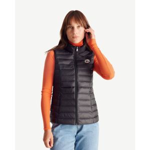 JOTTvoor vrouwen. P000WDOW04 Zijden donsgilet zwart (S), Casual, Polyamide