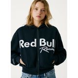 Red Bull Racing Logo Sweatshirt Met Rits