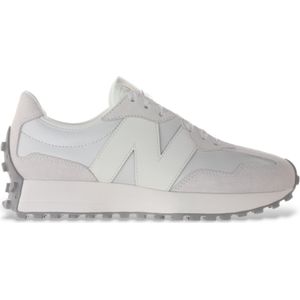 New Balancevoor vrouwen. WS327V1 Leren sportschoenen 327 beige (40), Leer, Plat, Veters, Casual