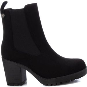 Refreshvoor vrouwen. 171461 Enkellaarsjes 171461 zwart -hoogte hak: 8cm (38), 5 tot 8 cm, Ritssluiting, Casual