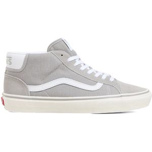 Vansunisex. VN0A3TKFLUY1 Ua Mid Skool 37 grijs leren sportschoenen (42), Plat, Voor, Veters, Casual