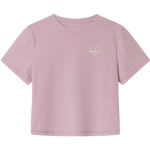 Pepe Jeansvoor meisjes. PG503138 Nicka roze t-shirt (10Años= 140cm), Casual, Katoen, Korte mouwen, kinderkleding