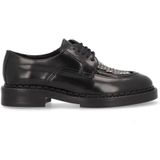 Alpe - 533266 Chester - Loafers - Zwart - Plat - Veters - Casual