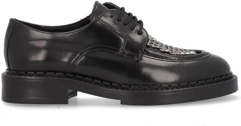 Alpe - 533266 Chester - Loafers - Zwart - Plat - Veters - Casual