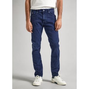 Pepe Jeansvoor mannen. PM211667YB2 Marine Tapered Broek (34/32), Blauw, Casual, Katoen