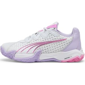 Pumavoor vrouwen. 10778501 Nova Elite Schoenen wit (37), Plat, Veters, Casual, Sportief, Tennis/padels