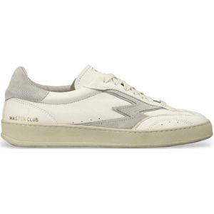 MOA Conceptvoor vrouwen. MG583CO Leren sneakers Club wit (36), Leer, Plat, Veters, Casual