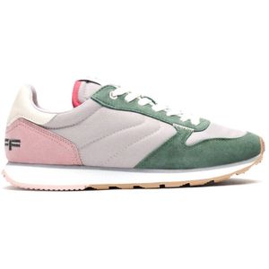 HOFFvoor vrouwen. 22317005 Syracuse veelkleurige leren sportschoenen (39), Leer, Plat, Veters, Casual