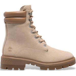 Timberlandvoor vrouwen. TB0A2D7NEN71 Cortina Valley lichtbeige waterdichte middenkalfslaarzen met veters (38 W), Leer, Plat, Casual