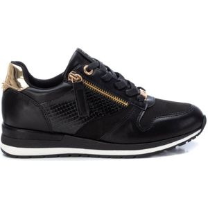 Xtivoor vrouwen. 14186802-NEGRO Trainers 141868 zwart (37), Plat, Ritssluiting, Casual
