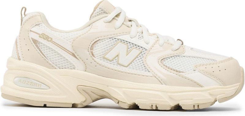 New Balancevoor vrouwen. GR530V1 Trein 530 beige (40), Plat, Veters, Casual, Sportief