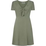 Pepe Jeans - PL953568 - Jurk - Groen - Viscose - Korte Mouwen - Duurzaam