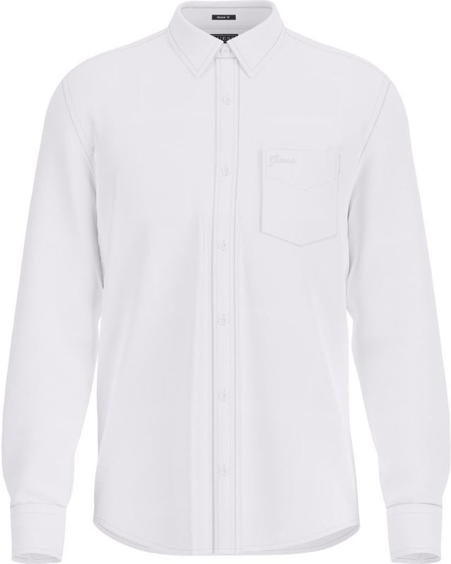 Guess - Napa - Overhemd - Wit - Lange Mouwen