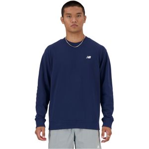 New Balancevoor mannen. MT41507 Sport Essentials Sweatshirt marine (XL), Casual, Sportief, Katoen, Marineblauw