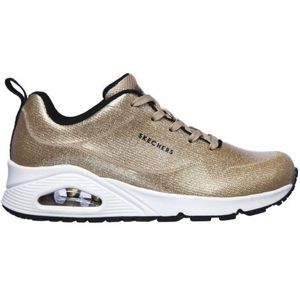 Skechersvoor vrouwen. 155002 Schoenen Uno Diamant Shatter goud (36), Goudkleurig, 3 tot 5 cm, Veters, Casual