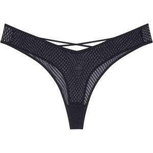 Triumphvoor vrouwen. 10217381 Braziliaanse onderbroek Harmony Spotlight zwart (44), Homewear, Polyamide