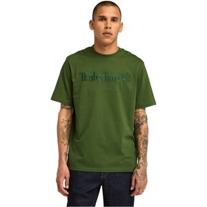 Timberlandvoor mannen. TB0A6VPEEIN1 Hampthon t-shirt korte mouw groen (L), Casual, Katoen, Korte mouwen