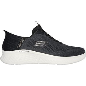 Skechersvoor mannen. 232466 Skech-Lite Pro grijze schoenen (45), Stof, Plat, Veters, Casual, Sportief, Grijs