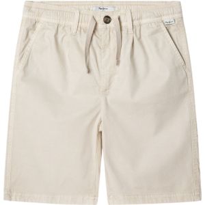 Pepe Jeansvoor jongens. PB800837 Bermuda Relaxed wit ecru (12Años= 152cm), Casual, Katoen, Duurzaam, kinderkleding