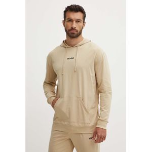 HUGOvoor mannen. 50518693 Gekleurd beige sweatshirt (XL), Casual, Katoen