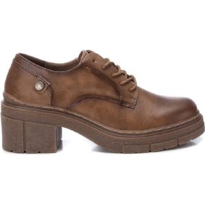 Refreshvoor vrouwen. 17198802-TAUPE Mocassins 171988 bruin (37), 5 tot 8 cm, Veters, Casual, Klassiek