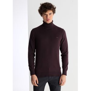 Lois Jeansvoor mannen. 171513125 LOIS JEANS - Basistrui met groene col (XL), Casual, Katoen, Lange mouwen