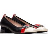 Hispanitasvoor vrouwen. CHI243670 Manila Wijn-Melk beige leren schoenen (36), Leer, Plat, Geen, Casual