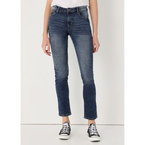 Lois Jeansvoor vrouwen. 201062628 Blauw gewassen skinny jeans (25), Casual, Katoen, Denim