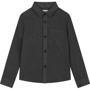 Zadig & Voltairevoor meisjes. X60161 Grijs overhemd van katoenmix (16Años= 174cm), Casual, Lange mouwen, kinderkleding