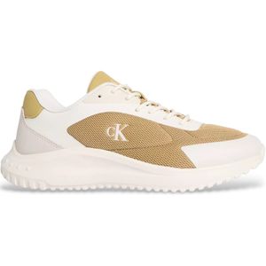 Calvin Klein Jeansvoor mannen. YM0YM01185 Eva Runner beige sportschoenen (41), Plat, Veters, Casual, Duurzaam