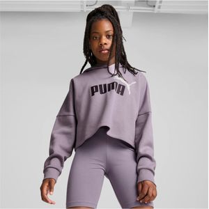 Pumavoor meisjes. 67113434 Essentials Logo Cropped Hoodie lila (12años= 152cm), Casual, Katoen, kinderkleding