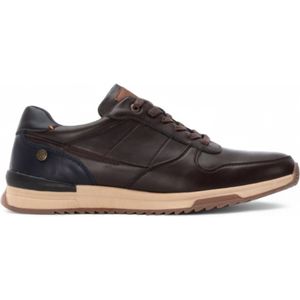 Xtivoor mannen. 14455702-MARRON Trainers 144557 bruin (41), Plat, Veters, Casual