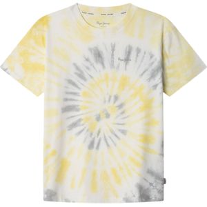 Pepe Jeans - PB503996 Freddy - T-shirt - Geel - Korte Mouwen - Casual - Katoen